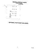 MISCELLANEOUS PARTS OPTIONAL PARTS (NOT INCLUDED) Diagram and Parts List for LSR6332KQ1  Whirlpool Washer