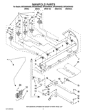 MANIFOLD PARTS Diagram and Parts List for WFG540H0AE0  Whirlpool Range