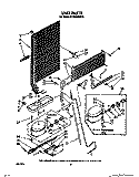 UNIT Diagram and Parts List for RT18EKRXW00  Roper Refrigerator