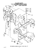 CABINET Diagram and Parts List for ET14JKXXG00  Whirlpool Refrigerator
