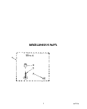 MISCELLANEOUS Diagram and Parts List for CA2452XTG0  Whirlpool Washer