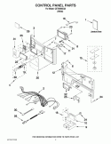 Part Location Diagram of WPW10198367 Whirlpool Bezel