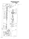 GEARCASE Diagram and Parts List for KAWS855JE2  KitchenAid Washer