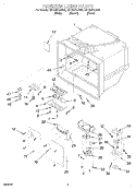 Part Location Diagram of 8170387 Whirlpool SHROUD