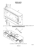 DOOR , WIRING HARNESS , LIT/OPTIONAL Diagram and Parts List for MH6700XV1  Whirlpool Microwave