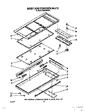 BODY AND CONTROLS Diagram and Parts List for RC8350XRH1  Whirlpool Cooktop