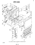 DOOR Diagram and Parts List for DU7503XL0  Whirlpool Dishwasher