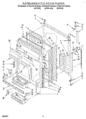 REFRIGERATOR DOOR Diagram and Parts List for ET22DKXBN00  Whirlpool Refrigerator