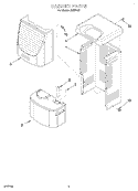 SECTION Diagram and Parts List for AD25TJ2  Whirlpool Dehumidifier