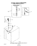 WASHER WATER SYSTEM Diagram and Parts List for LT7000XTF1  Whirlpool Washer Dryer Combo