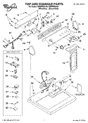 Part Location Diagram of 8532634 Whirlpool PANEL-CNTL