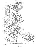 Part Location Diagram of 1111785 Whirlpool Shelf, Frame