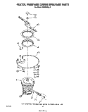 HEATER, PUMP AND LOWER SPRAY ARM Diagram and Parts List for DU9903XL0  Whirlpool Dishwasher