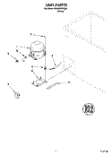 SECTION Diagram and Parts List for EH050FXKQ00  Whirlpool Freezer