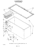 SECTION Diagram and Parts List for EH150FXWN00  Whirlpool Freezer