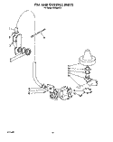 FILL AND OVERFILL Diagram and Parts List for KPDI620T2  KitchenAid Dishwasher