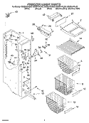 FREEZER LINER Diagram and Parts List for GS6SHAXLT02  Whirlpool Refrigerator