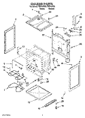 CHASSIS PARTS Diagram and Parts List for TEP315TW0  Estate Range