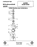 SECTION Diagram and Parts List for KCDC150X0  KitchenAid Food Waste Disposer