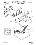 SECTION Diagram and Parts List for LER4434AN1  Whirlpool Dryer