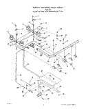 BURNER Diagram and Parts List for F4457W0  Roper Range