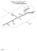 WIRING HARNESS Diagram and Parts List for LCR5232DQ3  Whirlpool Washer