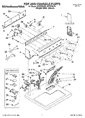 SECTION Diagram and Parts List for KEYS750LQ0  KitchenAid Dryer