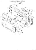 Part Location Diagram of 8053351 Whirlpool KNOB