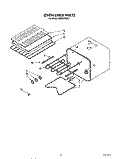 OVEN LINER Diagram and Parts List for KEBI241SBL1  KitchenAid Wall Oven