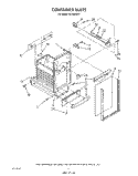 CONTAINER Diagram and Parts List for KU1550VP1  Roper Trash Compactor