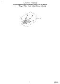 UPPER OVEN DOOR Diagram and Parts List for GBD307PDB4  Whirlpool Wall Oven