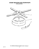 LOWER WASHARM AND STRAINER Diagram and Parts List for KUDA22ST3  KitchenAid Dishwasher