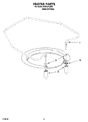 HEATER PARTS Diagram and Parts List for KUDK01ILBS6  KitchenAid Dishwasher