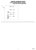 MISCELLANEOUS PARTS - OPTIONAL PARTS (NOT INCLUDED) Diagram and Parts List for LSQ9549LQ3  Whirlpool Washer