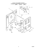REAR CHASSIS Diagram and Parts List for KERC601HWH4  KitchenAid Range