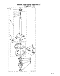 BRAKE AND DRIVE TUBE Diagram and Parts List for RAL5144AL0  Whirlpool Washer