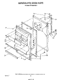 REFRIGERATOR DOOR , NOT ILLUSTRATED Diagram and Parts List for ET18VKXRWR1  Whirlpool Refrigerator