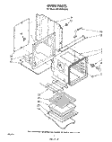 SECTION Diagram and Parts List for RB1200XKW0  Whirlpool Wall Oven
