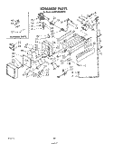 ICE MAKER Diagram and Parts List for KSRF22DSWHY0  KitchenAid Refrigerator