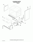 CHASSIS PARTS Diagram and Parts List for KDRU767VSS01  KitchenAid Range