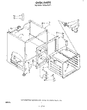 OVEN Diagram and Parts List for RE963PXKT1  Whirlpool Range