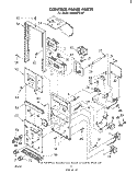 CONTROL PANEL Diagram and Parts List for RM955PXLW1  Whirlpool Microwave Oven Combo