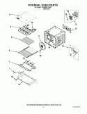 INTERNAL OVEN PARTS Diagram and Parts List for KDRS467VSS00  KitchenAid Range