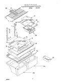 SHELF, OPTIONAL Diagram and Parts List for ET21GKXHT01  Whirlpool Refrigerator