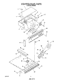 CONTROL PANEL Diagram and Parts List for B8758B3  Roper Range