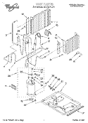 UNIT, LITERATURE Diagram and Parts List for 4ACE07LD0  Whirlpool Air Conditioner