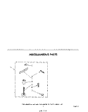 MISCELLANEOUS Diagram and Parts List for LA5530XSW0  Whirlpool Washer