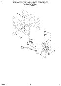 MAGNETRON AND AIR FLOW, LIT/OPTIONAL Diagram and Parts List for RM765PXBB1  Whirlpool Wall Oven