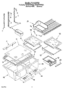 Part Location Diagram of WP2254458 Whirlpool Deflector