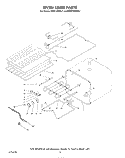 OVEN LINER Diagram and Parts List for KEBS145SBL1  KitchenAid Wall Oven